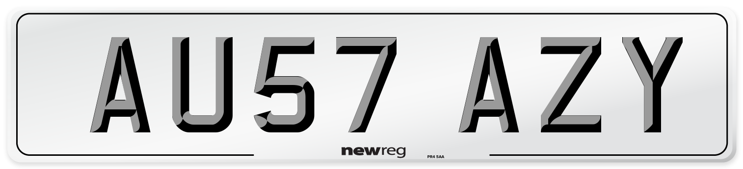 AU57 AZY Number Plate from New Reg